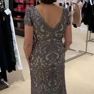 MOB Tadashi Shoji pewter color